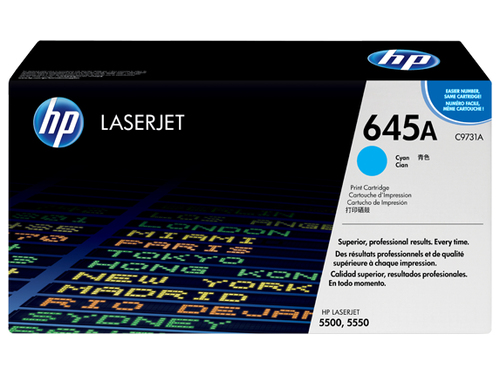 HP Toner 645AC SCRP - Cyan (C9731A)