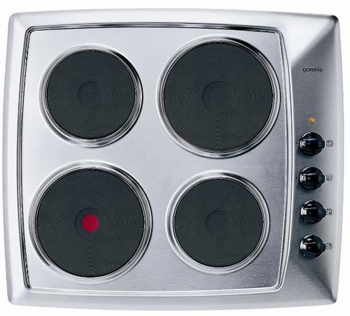 Gorenje EMS60E hob Stainless steel Built-in Sealed plate 4 zone(s)