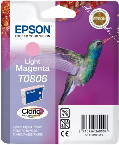 Epson Claria Ink Cartridge Light Magenta T0806