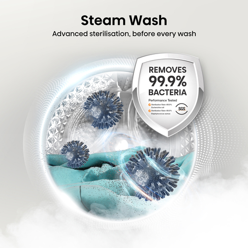 Hisense 3S Series WF3S1243BB3 12kg WiFi Connected Washing Machine with 1400 rpm - Black - A Rated, Black - image 5