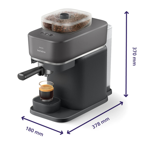 Philips Baristina Bean Swap BAR320/60 Zwart, afbeelding 2