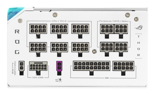 ASUS ROG Thor 1200W Platinum III White Edition (ROG Equalizer) voeding, afbeelding 5