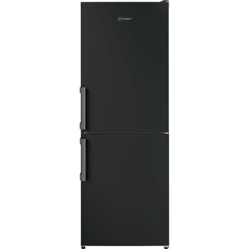 Indesit IB55532BUK 152cm 50/50 Small Fridge Freezer - Black - E Rated, Black - image 1