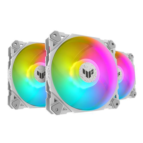 ASUS TUF GAMING TF120 WHITE ARGB 3IN1 Корпус компьютера Вентилятор 12 cm Белый 3 шт