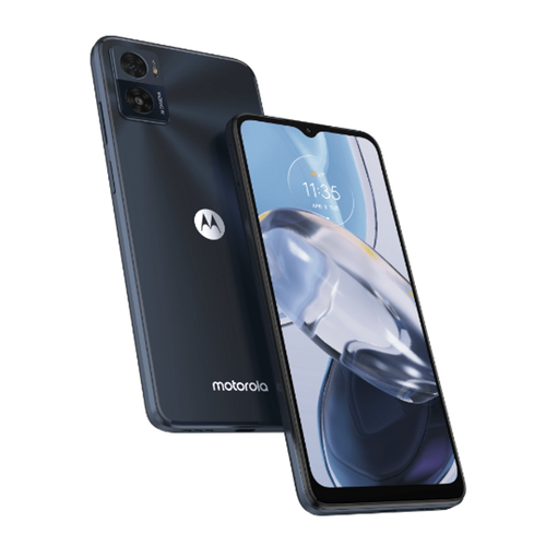 Motorola moto e22 16,5 cm (6.5") Две SIM-карты Android 12 4G USB Type-C 4 GB 64 GB 4020 mAh Черный