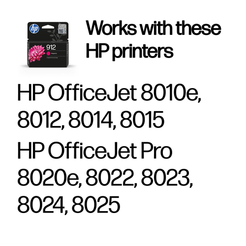 HP 912 Original Ink Cartridge 2.93-ml Magenta 3YL78AE - image 2