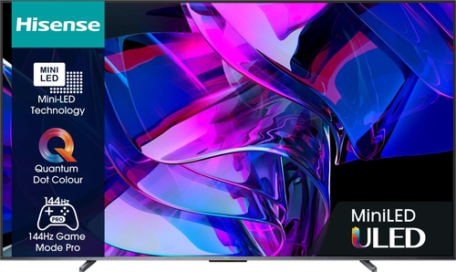 Hisense U7KQ 100U7KQ 2,54 m (100") 4K Ultra HD Smart TV Wi-Fi Черный 1500 cd/m²