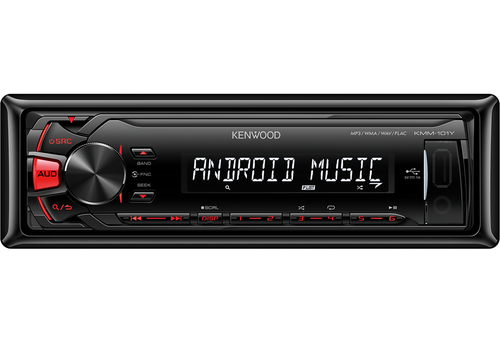 Kenwood KMM-101RY car media receiver Black