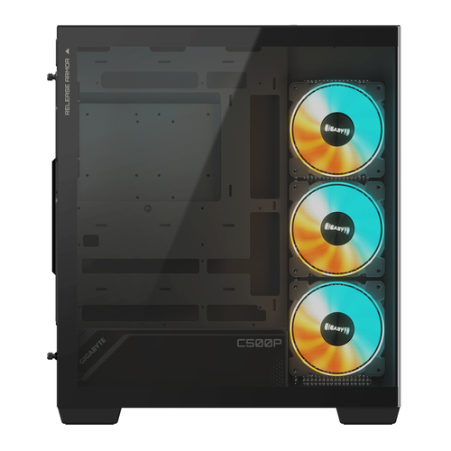 Gigabyte C500 Panoramic Stealth Tempered Glass Case - Black - image 4