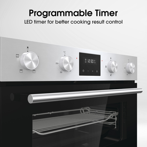 Hisense BID95211XUK Built In Electric Double Oven - Stainless Steel - A/A Rated, Stainless Steel - image 8