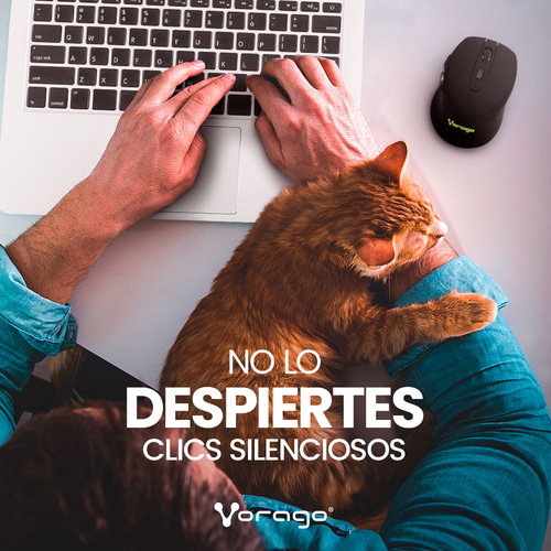 Mouse Inalámbrico Iluminado VORAGO MO-306