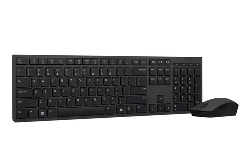 Lenovo 4X31K03970 keyboard Mouse included RF Wireless + Bluetooth Arabic Black – image 3