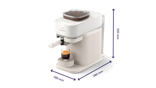 Philips Baristina BAR305/00 Wit, afbeelding 2