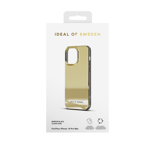 iDeal of Sweden Mirror Case iPhone 14 Pro Max Mirror Gold – image 3
