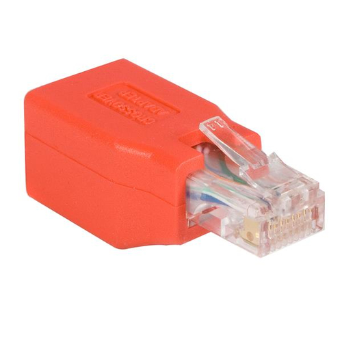 StarTech.com Cat6 Cable - Cat6 Crossover Adapter - GbE - Red - Network Cable (C6CROSSOVER) CAT 6 Crossover-adapter Rød