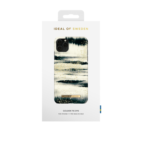 iDeal of Sweden Printed Case iPhone 11PM/XSM Golden Tie Dye
