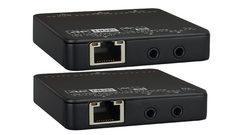 LevelOne HVE-9006 AV extender AV transmitter & receiver Black