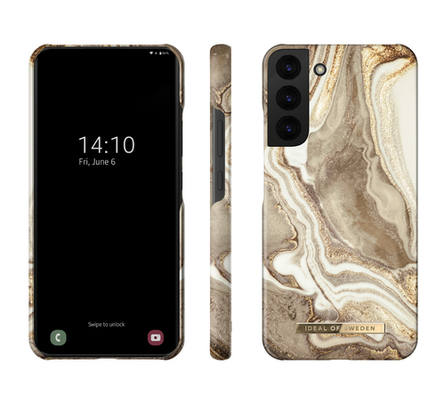 iDeal of Sweden Printed Case Galaxy S22P Golden Sand Marble – image 2