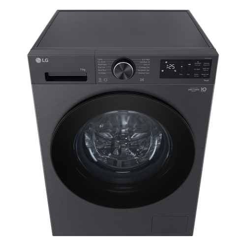 LG F4X5011TBB 11kg 1400 Spin Washing Machine in Matte Black A Rated AI - image 8
