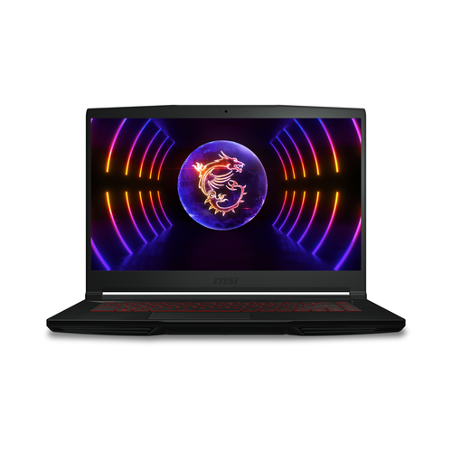 MSI Gaming Thin GF63 12UCX-472UK Intel® Core™ i5 i5-12450H Ноутбук 39,6 cm (15.6") Full HD 16 GB DDR4-SDRAM 512 GB Твердотельный накопитель (SSD) NVIDIA GeForce RTX 2050 Wi-Fi 6 (802.11ax) Windows 11 Home Черный