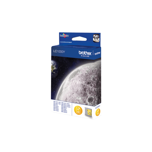 Original Brother LC1000Y Yellow Inkjet Cartridge - image 2
