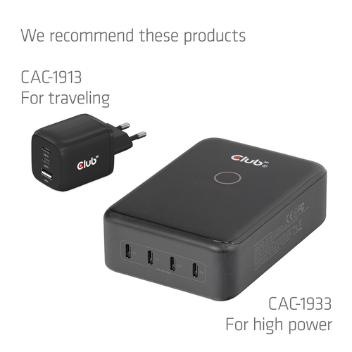 CLUB3D Veilige USB-C®-kabel met vermogensmeter, 240 W, geen dataoverdracht, 2 m, afbeelding 6