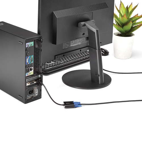 StarTech.com Adaptador de DisplayPort a VGA - Convertidor Activo DP a VGA Vídeo 1080p - Adaptador de Cable DP/DP++ a Monitor VGA - Dongle Conversor DP a VGA - DP 1.2 a VGA