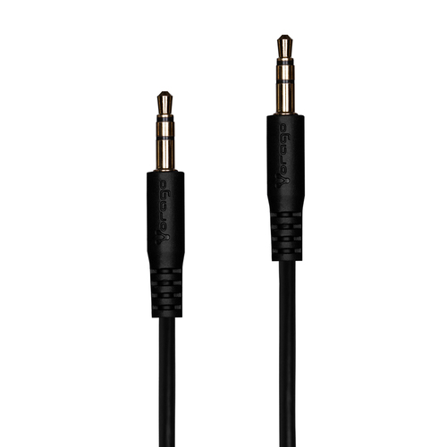 CAB-A01B Cables USB VORAGO CAB-A01B CABLE AUXILIAR AUDIO VORAGO CAB-A01B NEGRO 3.5MM A 3.5 MM