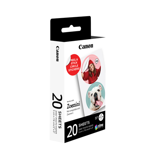 Canon Zink Fotopapier Rond (20 vellen)