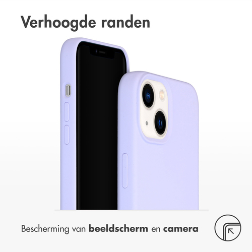 Accezz Liquid Silicone Backcover met MagSafe iPhone 14 - Paars, afbeelding 4