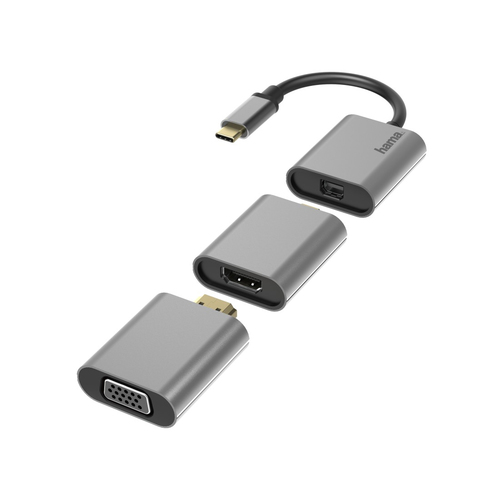 Hama 00200306 USB графический адаптер 4096 x 2160 пикселей Серый