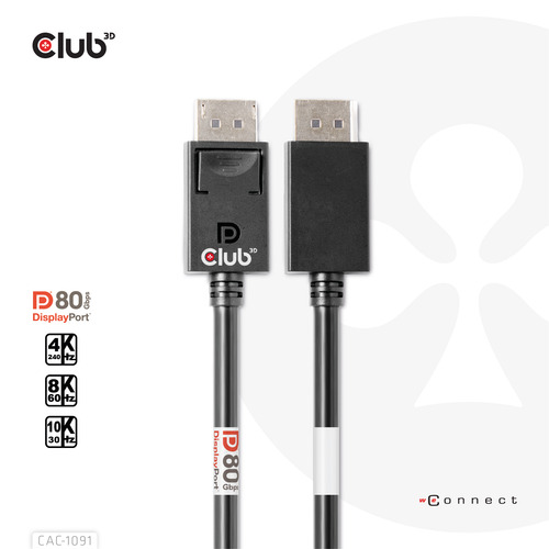 Club 3D - DisplayPort cable - DisplayPort to DisplayPort - 12 m – Foto 6 von 9