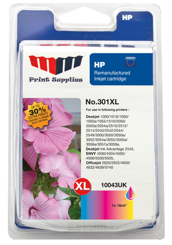 MM 10043UK ink cartridge 1 pc(s) Standard Yield Cyan, Magenta, Yellow