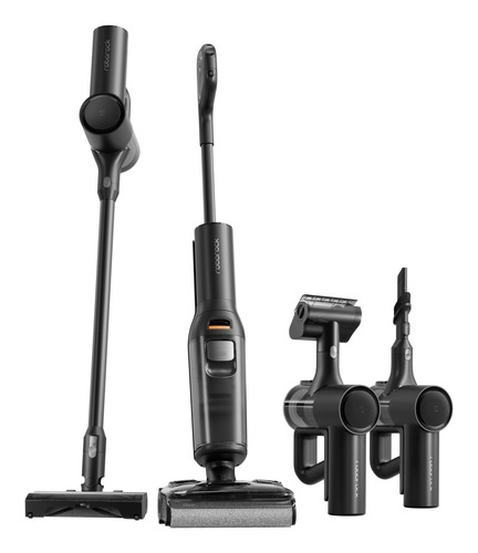 Roborock F25 ACE Combo 2-in-1 stick vacuum Battery Сухой и мокрый Без мешка Черный