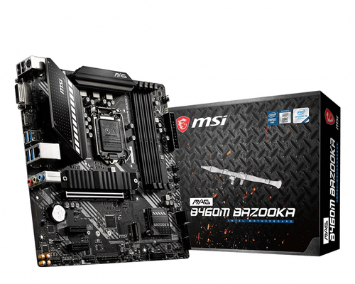 MSI MAG B460M BAZOOKA материнская плата Intel B460 LGA 1200 (Socket H5) Микро ATX