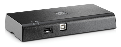 HP FQ834AA laptop dock/port replicator Wired USB 2.0 Black – image 2