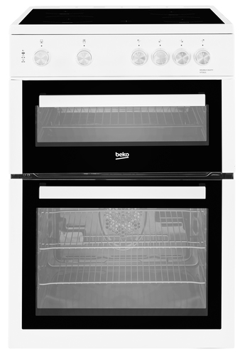 Beko XTC611W 60cm Twin Cavity Electric Cooker