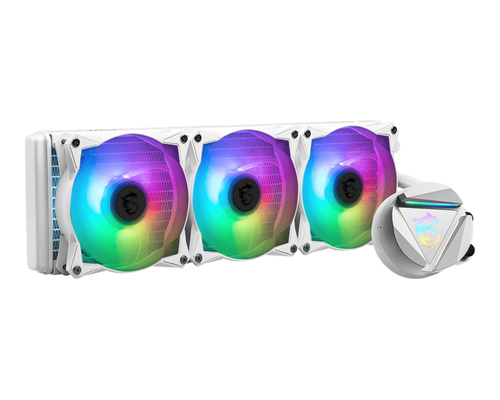 MSI MAG CORELIQUID 360R V2 WHITE система охлаждения компьютера Материнская плата, Процессор Liquid cooling kit 12 cm Белый