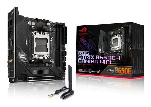 Asus Rog Strix B650E-I Gaming WiFi Motherboard - PCIe 5.0, DDR5, WiFi 6E, Compact Form Factor - image 1
