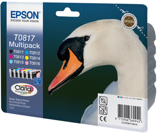Epson T081 Multipack ( Bk,C,M,Y,LC,LM)