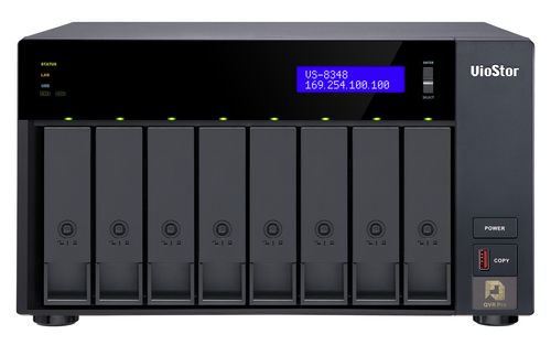 QNAP VS-8348 network video recorder Black