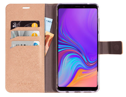 Mobiparts Saffiano Wallet Case Samsung Galaxy A9 (2018) Copper – image 4