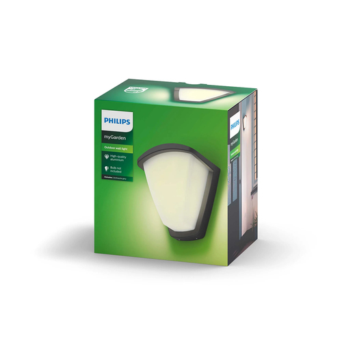 Philips LED Kiskadee 1738393PN Buitenlamp (wand) LED E27 42 W Antraciet – Foto 5 van 5