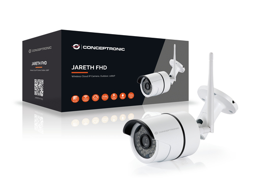 Conceptronic JARETH FHD Wireless Cloud IP Camera, Outdoor, 1080P – image 3