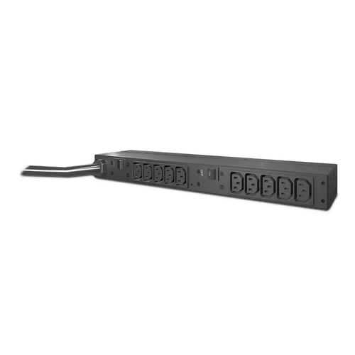 RACK PDU, BASIC, 1U, 30A, 208V, NEMA L6-30P, 10 IEC 60320 C13, RELIABLE RACK POW