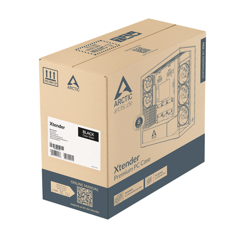 ARCTIC Xtender Black (Clear Glass) Zwart, Transparant, afbeelding 10