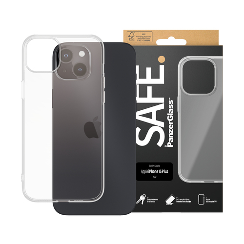 PanzerGlass SAFE. by PanzerGlass® TPU Case Transparent iPhone 15 Plus – image 3
