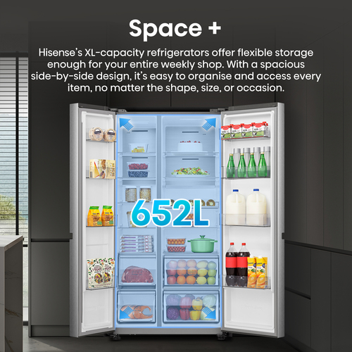 Hisense RS5P668SSCC side-by-side refrigerator Freestanding – image 9