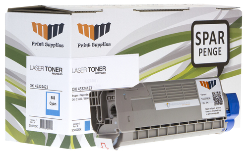 MM Cyan Laser Toner - OKI 43324423 - For OKI C 5xx0