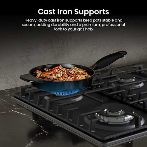 Hisense GM663BHF 60cm Gas Hob - Black – image 6